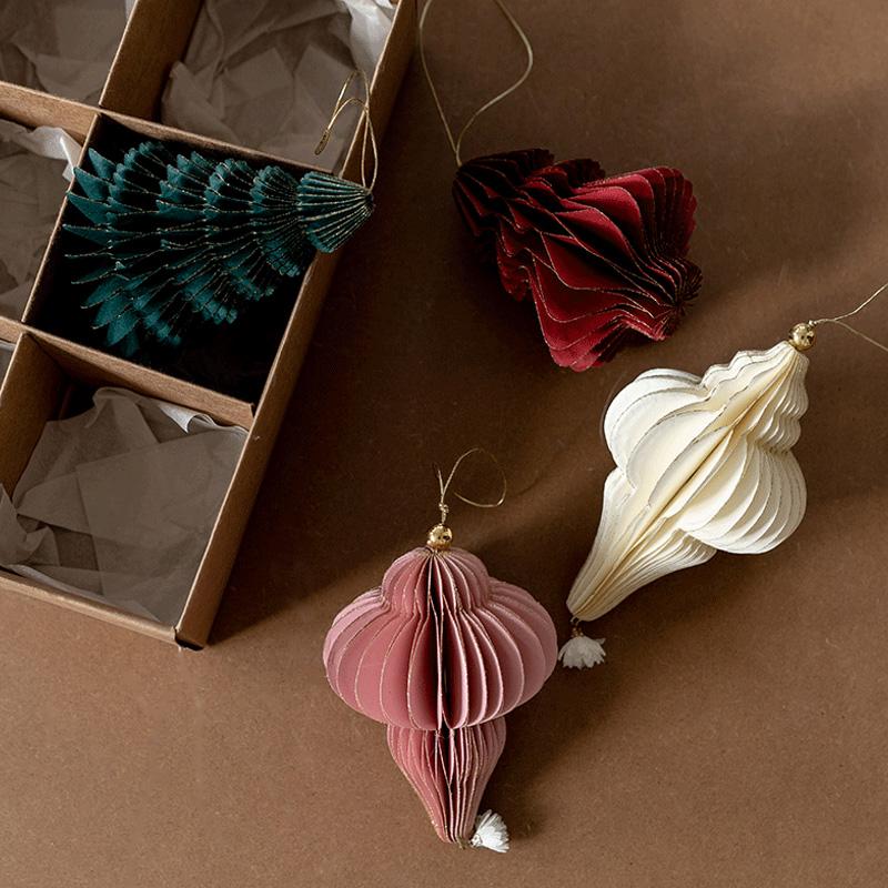 1 ks/3 ks Vánoční stromek přívěsek DIY Domácí párty Vánoční dárek Přívěsek na vánoční stromek