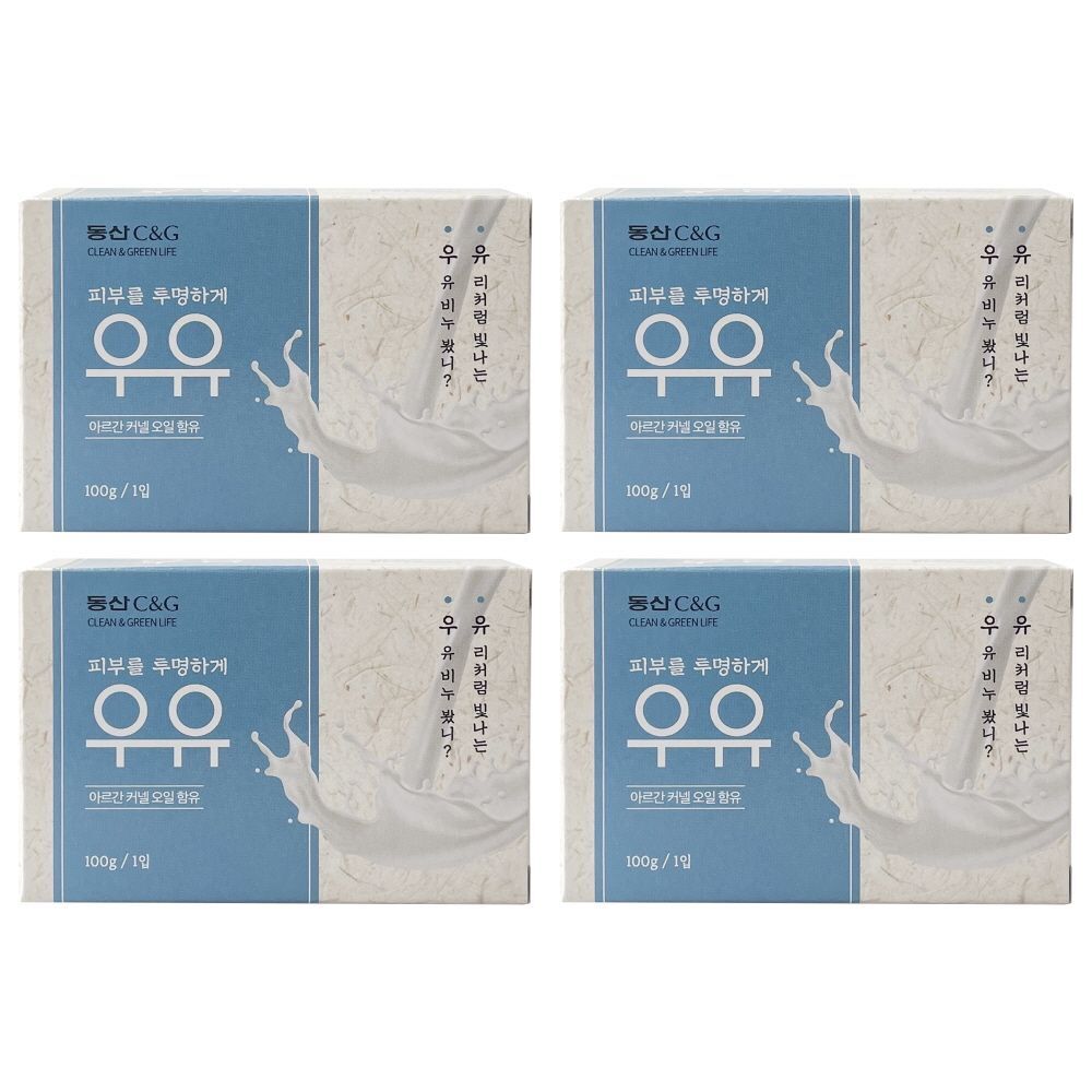 Crio PLQEZFXB Dongsan Milk Soap 100g X 4