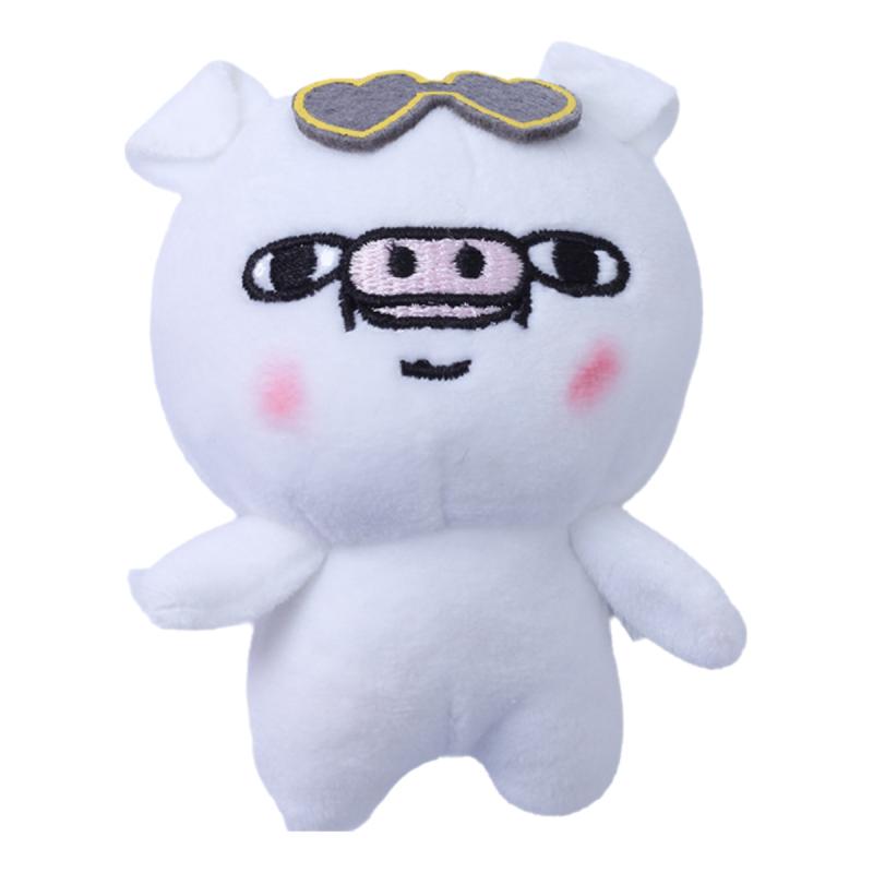 

Toys Yosistamp Plush Pendant Bear Doll Stuffed Animal Keychain Gift Cartoon белый