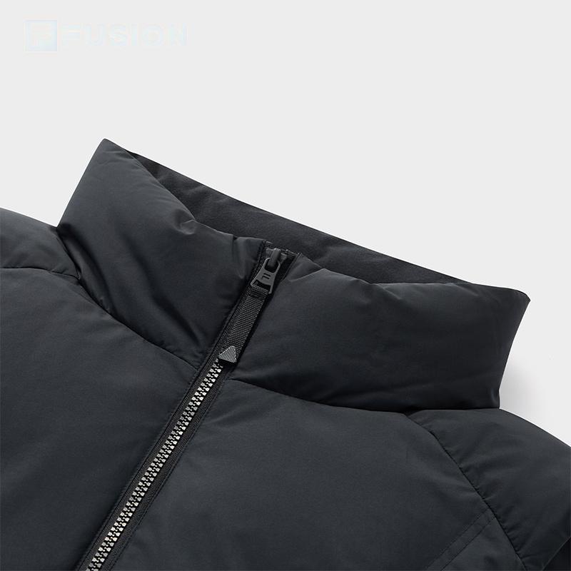 FILA Fusioneer Comfortable Loose Warm Vest Men vest Black T11M445907FBK