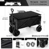 Xinjingzhou Foldable Outdoor Camping Wagon with Off-road Wheels