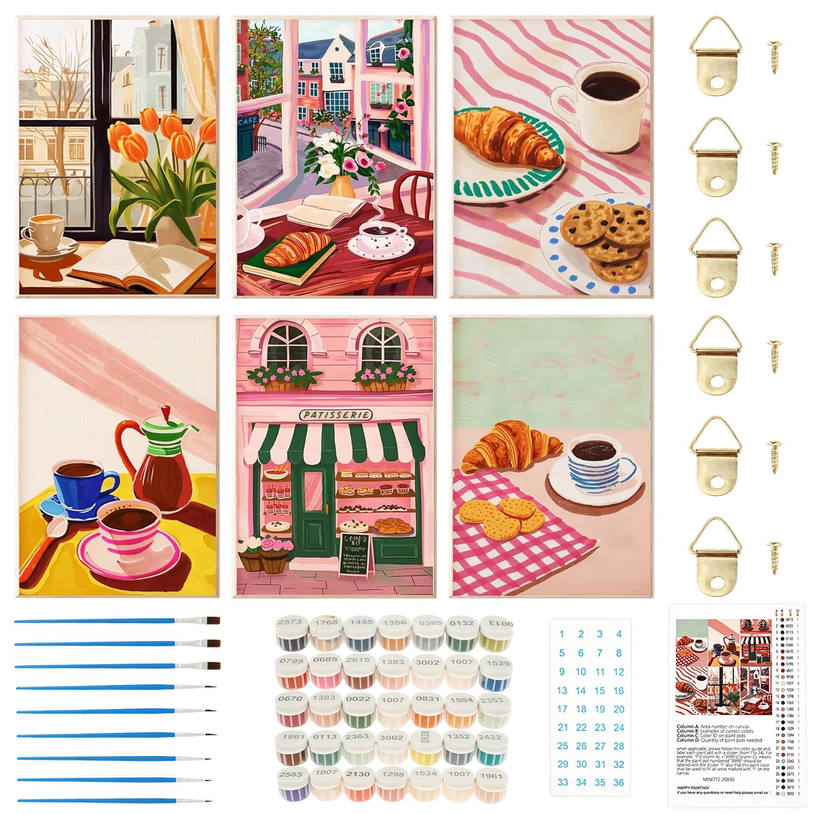 

Пейзаж Растение Раскраска по номерам Набор для рисования своими руками для взрослых Рисование по номерам Холст Легкое рисование Рисование по номерам Домашний декор Подарок