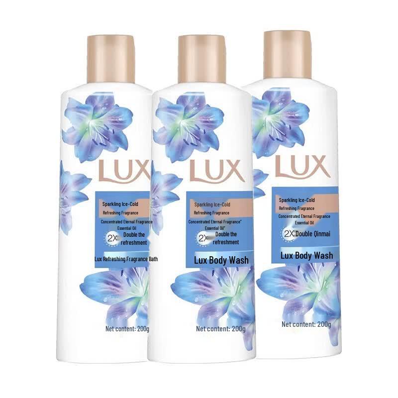 Гель для душа Lux Ice Cool Освежающий, 3 x 200 г