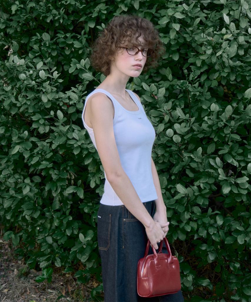 JUCYJUDY Sleeveless Ribbed T-Shirt Jzts020B