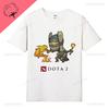 Dota 2 T-shirt Jeu T-shirt Unisexe Unisexe Coton Col Rond Vintage Classique Drôle Décontracté Promo Nerd Gamer Streetwear T-shirts Graphiques