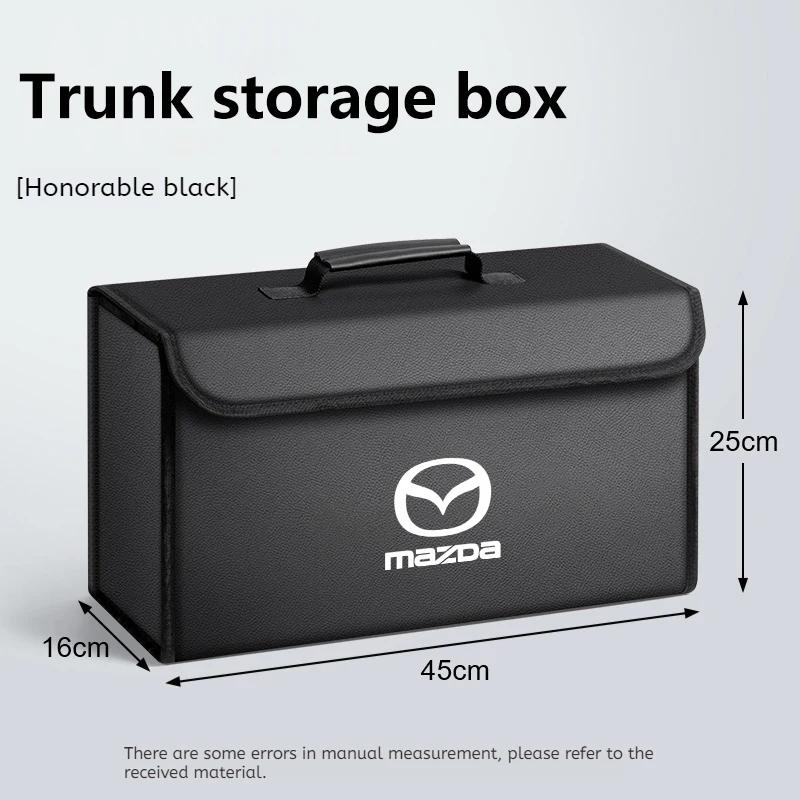 NEW Car Trunk Storage Box Organizer Foldable Container Bag For MAZDA 3 6 CX-30 Axela MX-5 CX-5 Atenza CX-3 CX-9 Car Accessories Ca1