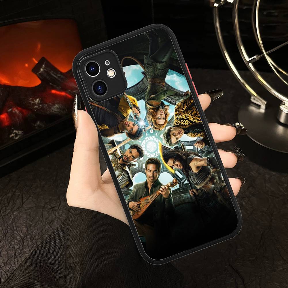 Fantasy Movie D-Dungeons D-Dragons Phone Case For IPhone 16 15 14 Plus 15 13 12 11 Pro Max X XS MAX Matte Cover