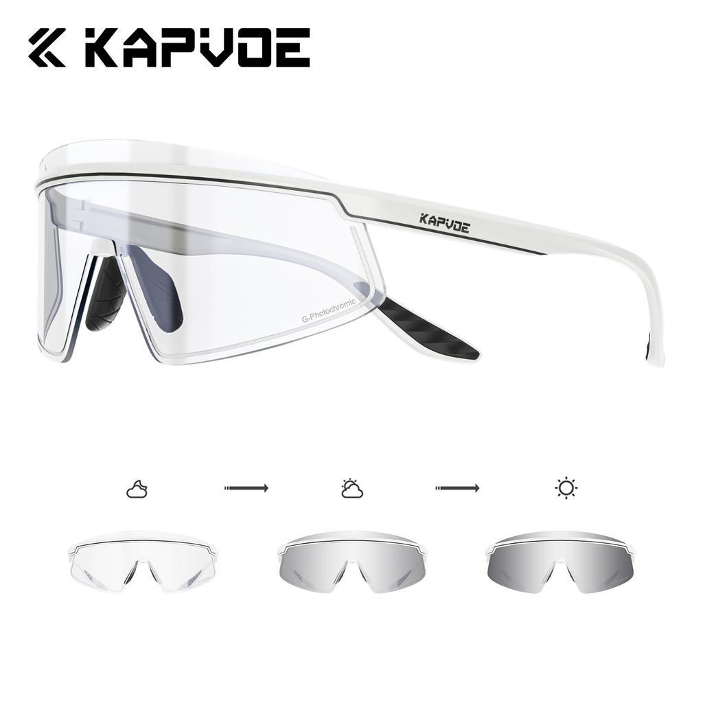 Kapvoe Sports Sunglasses Road Bike Mountain Bicycle Cycl Glasses Riding Goggle Sports Eyewear for Man Women Cycling Glasses