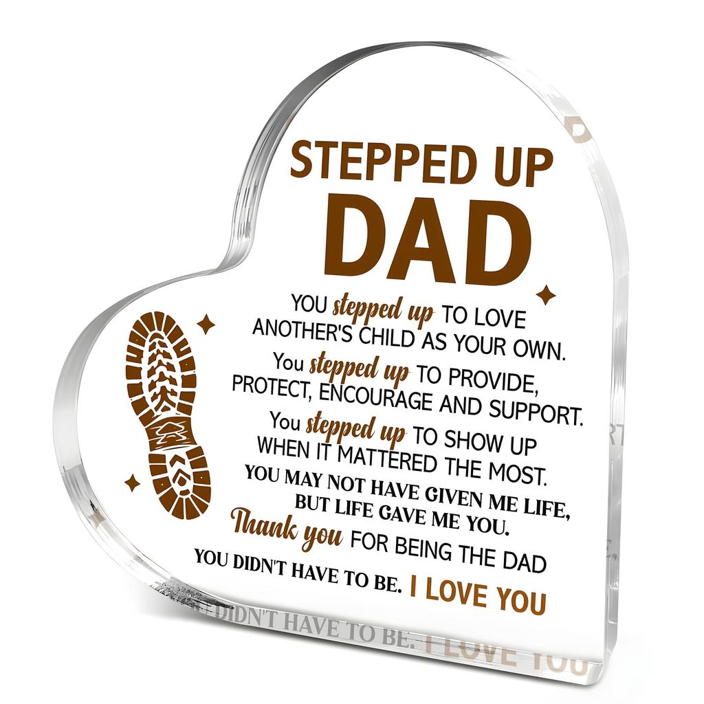 A Gift from Daughter to Dad, Father's Day Birthday Christmas Thank You Present, Unique Creative Fathers' Appreciation Idea, My Greatest Daddy Acrylic