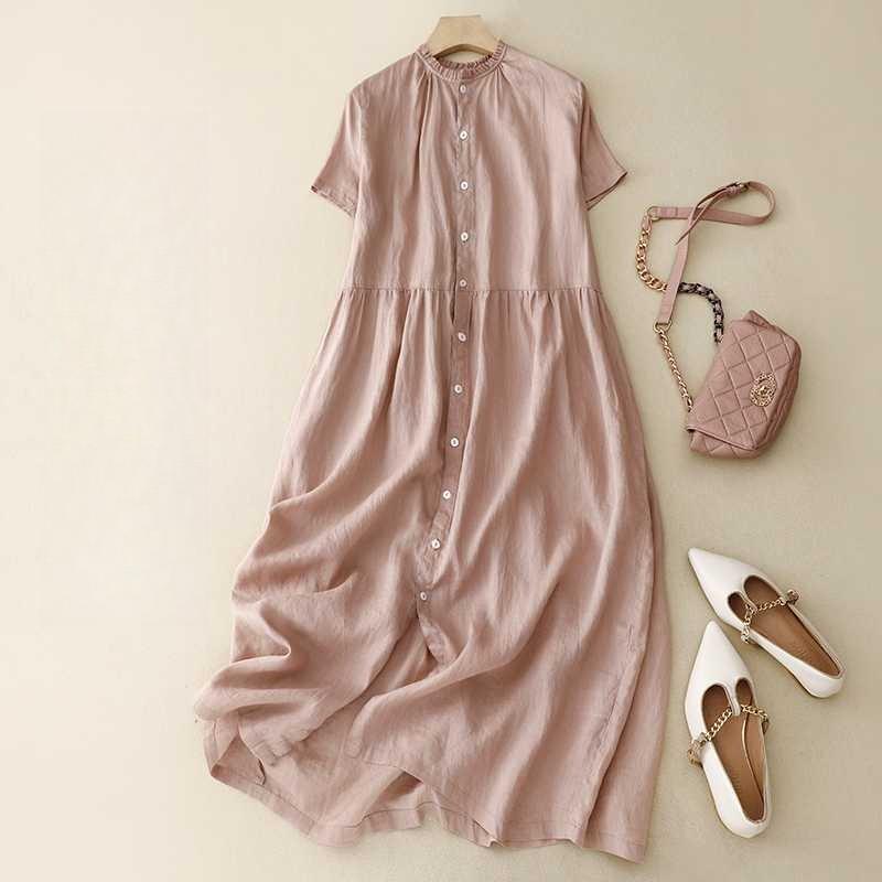 Women's Geometric Print Cotton Dress