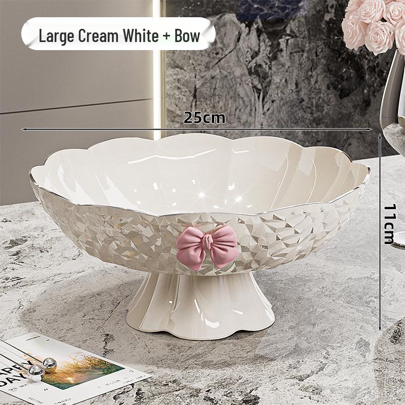 Rotating Luxury Fruit & Snack Bowl for Home or Coffee Table