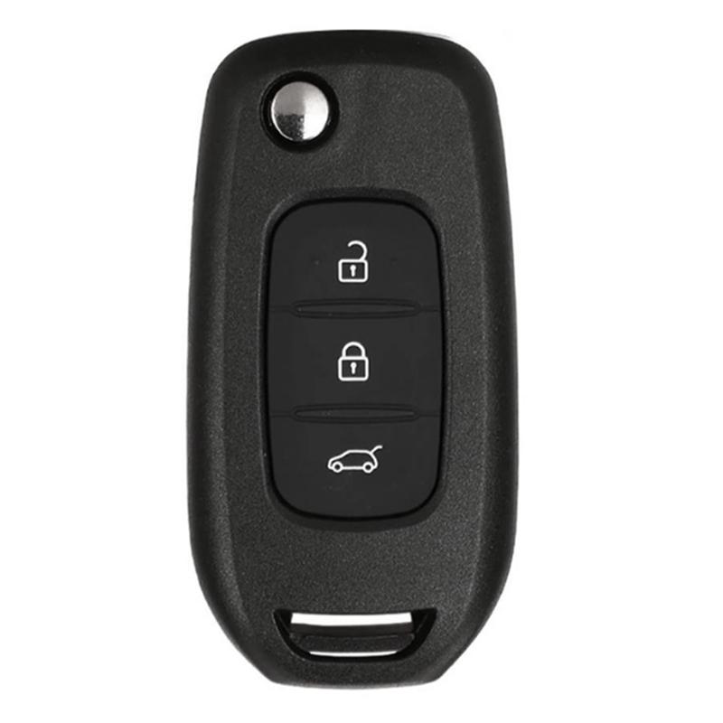 For Renault Megane 3 3 Buttons Folding Remote Control Key VA2 PCF7961M 4A Chip 433Mhz Key Blade Car