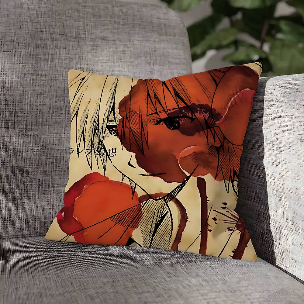 

Band Lamp Lamp Genso Pillow Case For Sofa Decor Car Office Room Printing Cushion Cover Decorations and Protector 12x12Inch