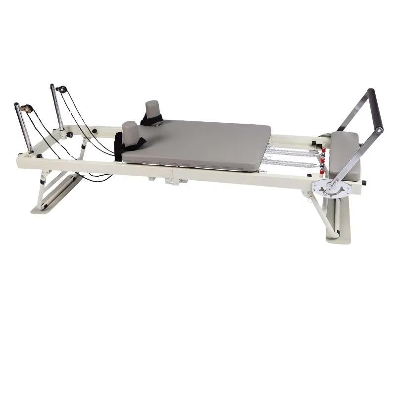 Tragbares Faltbares Pilates Reformer Bett - Body Sculpting Sliding Trainingsgerät für Heimfitness-Workout-Training