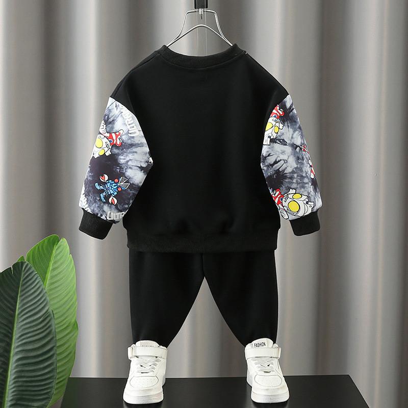 Stylish Ultraman Boys Clothing Set For Kids Spring And Autumn 2024 Comfortable Outfit