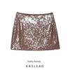Kaslead New Women Clothes Western Style Fashion Simple and Versatile Sequin Mini Skirt 3920104