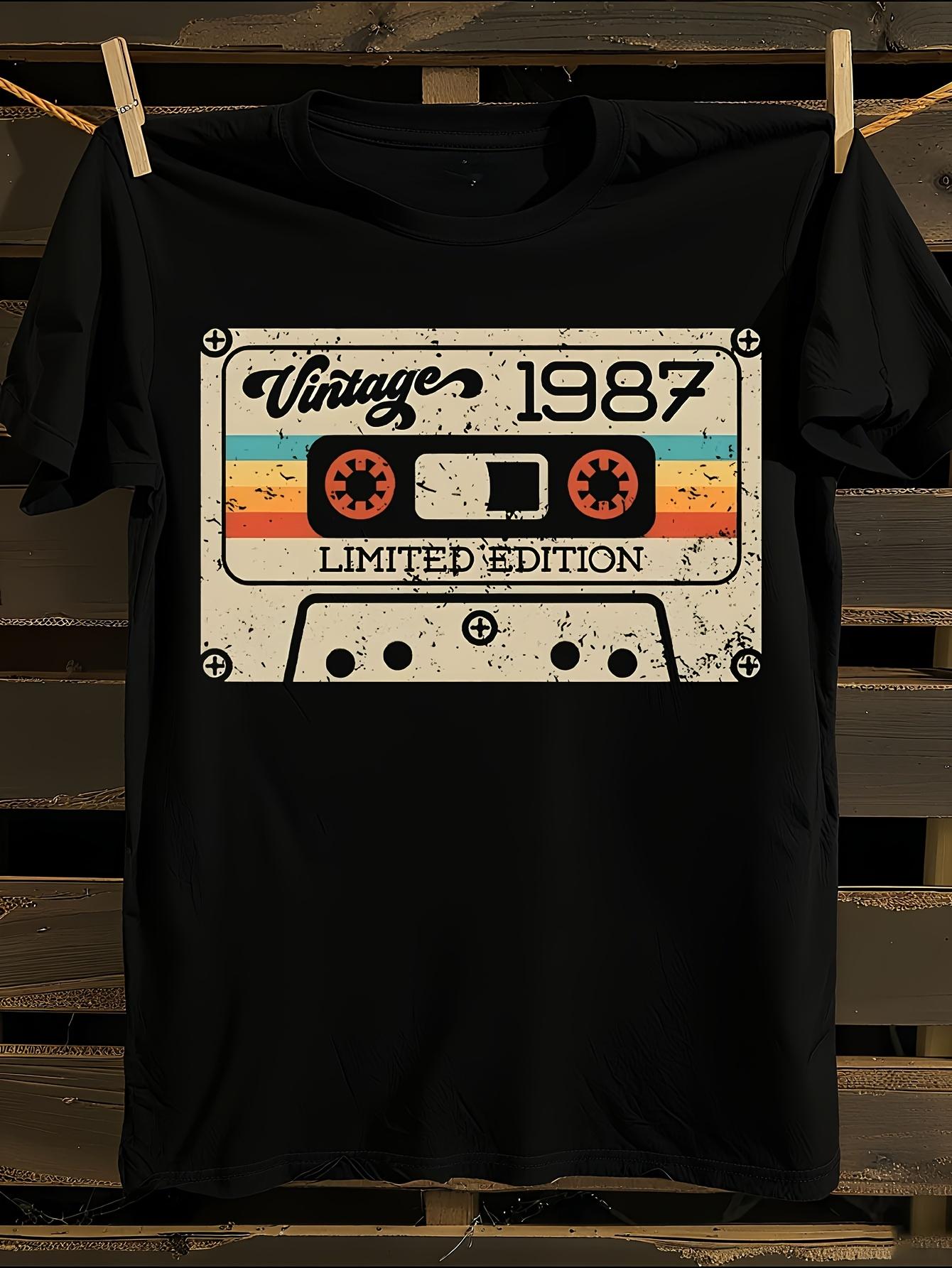 Vintage Tshirt Vintage 1987 Limited Edition Cassette Tape... M