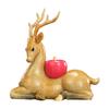 Color Copper Yi Lu Ping An Home Office Xianglu Crafts Desktop Sika Deer Mini Small Decoration