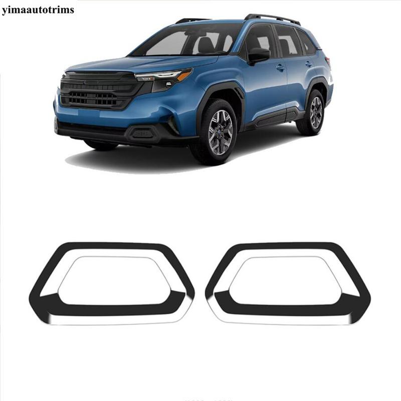 Front Fog Light Lamp Frame / Door Handle  / Side Body Leaf Broad Air Vent Panel Cover Trim Accessories For Subaru Forester 2025