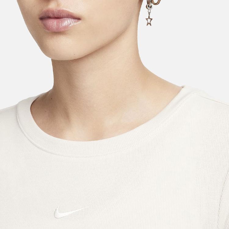 New Nike T-Shirts Women's White FB8718-104