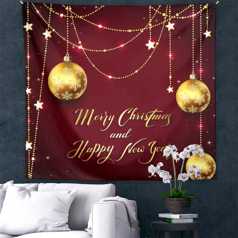 Christmas Tapestry Amazon European and American Holiday Christmas Background Cloth Bedroom