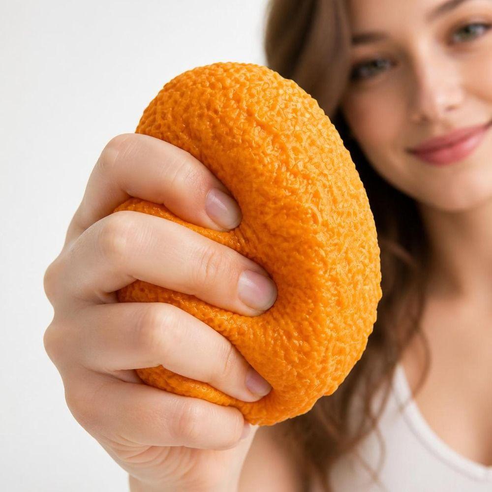 Slow Rebound Squishy Fidget Toy Fried Crispy Cake Shape Decompression Pinch Toy  Home Office