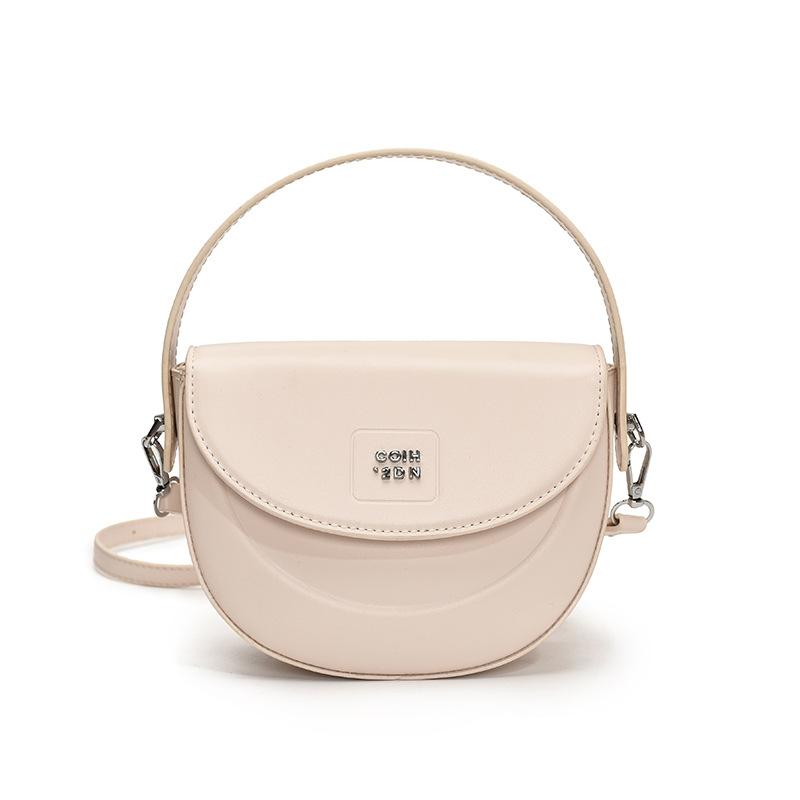 Summer niche texture handbag small bag women's 2025 new simple saddle bag versatile shoulder messenger bag