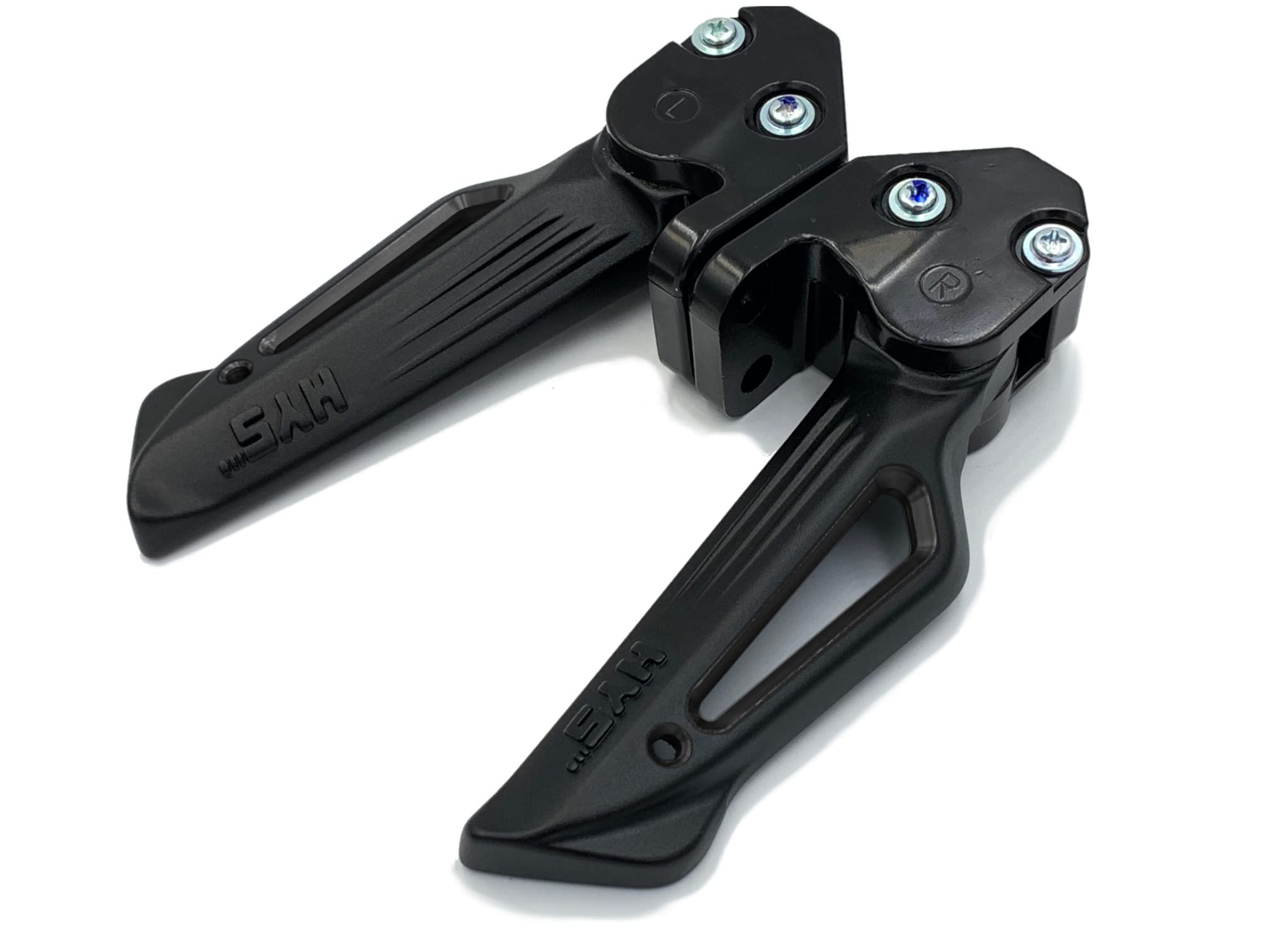 

HYS Double Anodized Aluminum Tandem Steps for Honda Cygnus X Model Majesty with Easy Custom (Late 2/3/4/5), S, Brackets, Stylish, Installation,