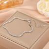 Sparkling Chain Bracelet Women Stainless Steel Gold Adjustable Bracelets Minimalist Jewelry Valentine Gift