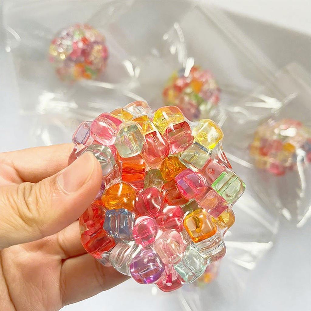 Ice Beads Stress Balls Fidget Toys Soft Push Stress Relief Special Needs Squeeze Squishy Toys for Kids Adults Party Gift