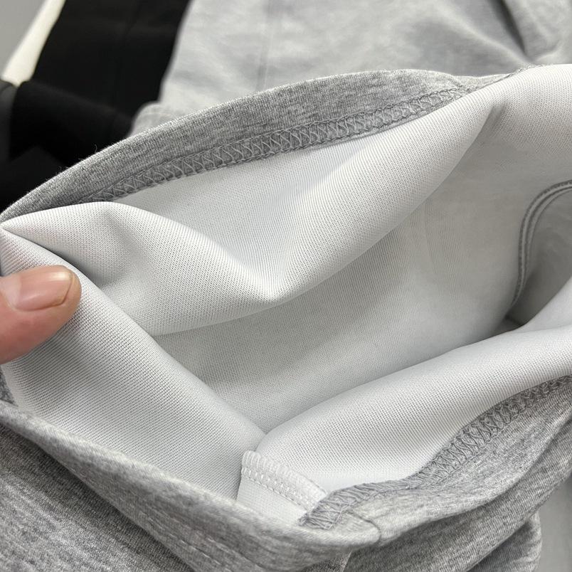 Mamba Women's Grey Wide-Leg Cotton Pants - New Spring Casual, Slimming, Drapey, Versatile Suit Style
