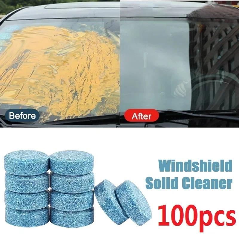 5-100PCS Solid Cleaner Car Windscreen Cleaner Effervescent Tablet Auto Wiper Glass Solid Cleaning Concentrated Tablet Detergent