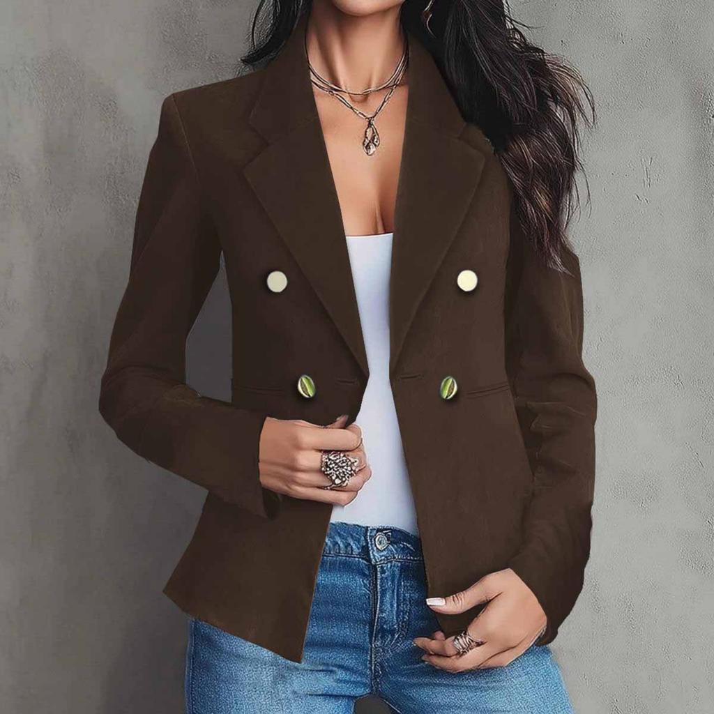 Fashionable Women's Winter Western Double Breasted Suit Women's Clothing
