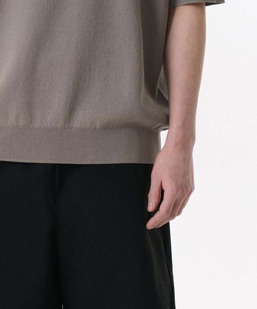 MUSINSA STANDARD Cool Touch Crew Neck Short Sleeve Knit [Mushroom]