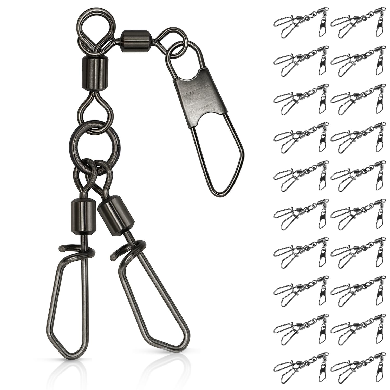 Chicer Takoegi Snap Twin 40 кг Прочность Черный никель Коррозионностойкий чёрный