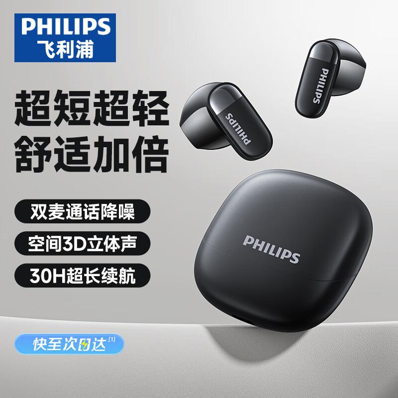 Philips Echte kabellose Bluetooth-Kopfhörer mit Geräuschunterdrückung