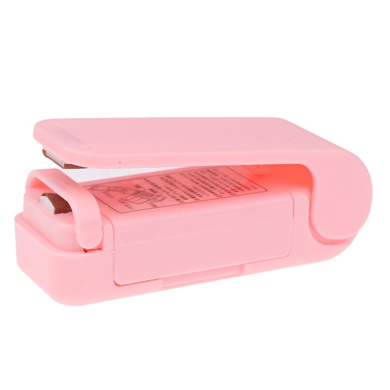 

Мини-машина для запечатывания термопакетов, пакеты-запайщики, термопластиковые пакеты для закусок, портативный запайщик, кухонные гаджеты розовый