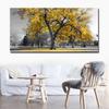 Poster Canvas Printing,Printed Giclee Canvas Prints,Modern Yellow Tree 1 Piece Big Size Canvas Art,Drop Shipping Canvas Painting