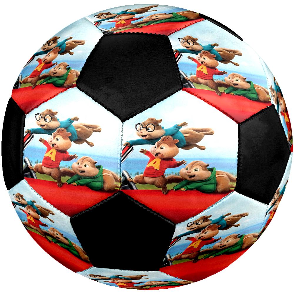 Ballon de football Alvin et les Chipmunks Taille 5, Convient pour les matchs en intérieur et en extérieur, un cadeau adapté à tous.