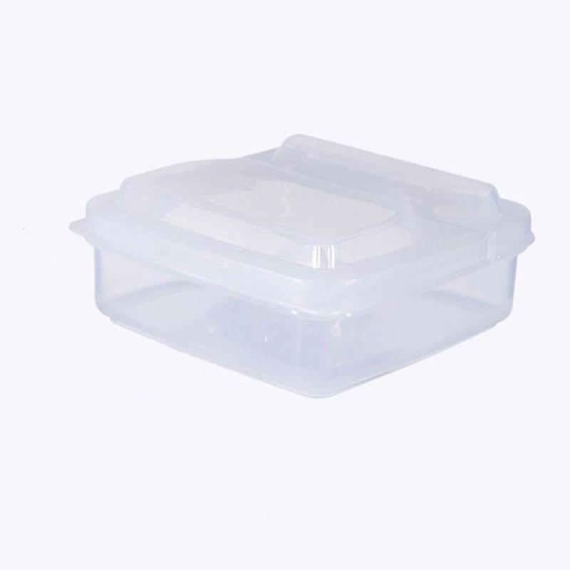 

Square Food Storage Containers - Stackable Airtight Bins for Fridge Organization, Fruit/Cheese/Sauce Deli Containers with Lids