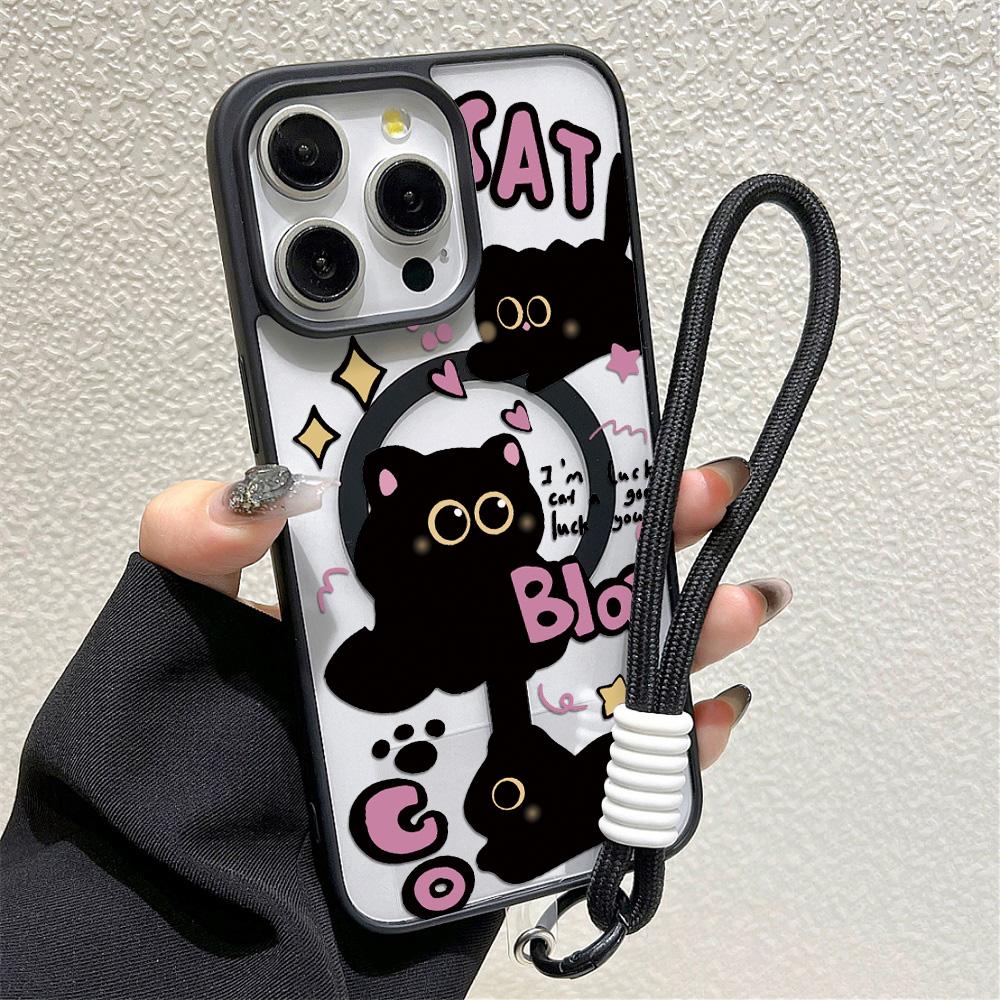 Magnetic Phone Case for iPhone  11 12 17 14 15 Pro Max 15 14 16 Pro13 14 15 16 Shockproof Case Mag-Safe Magnetic Ring Back Cover