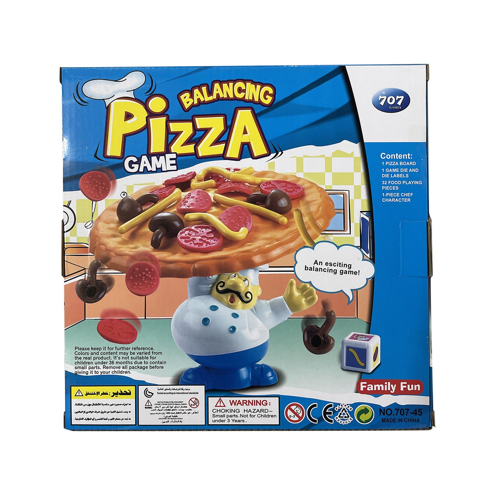 

Topple Pizza Game,Tabletop Balancing Pizza Toy, Poppa s Pizza Pile-Up For 2-4 Players,Fun For Family & Friends