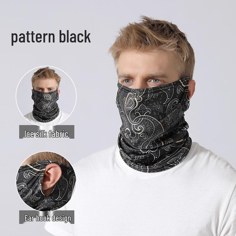 Sommer Eis Seide Nackenwärmer Stirnband für Radfahren und Outdoor-Sport