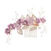 Beautiful Wedding Bride Hair Jewelry Hair Combs Flower Hair Pin Bridal Clips Leaves Tiara