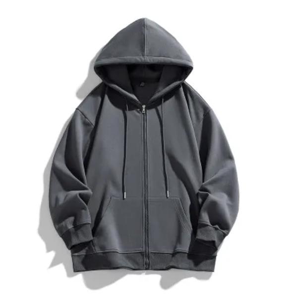 Cardigan Sweater Men's Spring and Autumn Jacket Men's Clothes Hooded Sweater