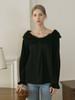 Peulomdeimomeonteu Miel Fur Ribbon Blouse_2Color