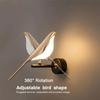 New Magpie Bird LED Wall Lamp Bedside Bedroom Rotation Indoor Wall Light Sconce AC85-265V
