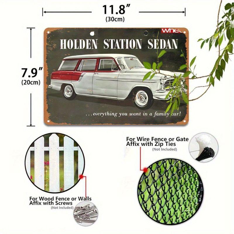 Vintage Metal Tin Sign Garage Decor Wall Art Poster