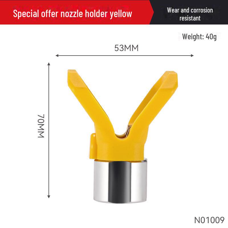 Universal High-Pressure Airless Putty Sprayer Gun with All-Copper Core and Stainless Steel Galvanized 517 Nozzle