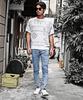Skinny Denim Choose Your Slim Size Chemical Rubik's Men's Jeans, Design, Blast, Distressed, Cargo, Fit, Stretch, Skinny, S, (Blast)